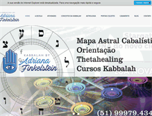 Tablet Screenshot of escoladekabbalah.com